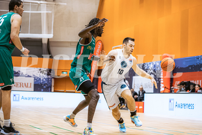 Basketball, Win2Day Superliga 2022/23, Grunddurchgang 17.Runde, Vienna Timberwolves, Kapfenberg Bulls, Jakob Szkutta (10)