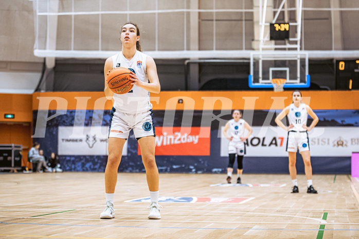 Basketball, Win2Day Basketball Damen Superliga 2022/23, Grunddurchgang 11.Runde, Vienna Timberwolves, UBSC-DBBC Graz, Cristina Nino (2)