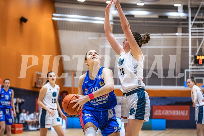 Basketball, Win2Day Basketball Damen Superliga 2022/23, Grunddurchgang 11.Runde, Vienna Timberwolves, UBSC-DBBC Graz, Lenny Jacimovic (22)
