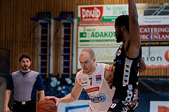 Basketball, win2day Basketball Superliga 2022/23, Grunddurchgang Runde 17, Oberwart Gunners, Flyers Wels, Sebastian K