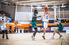 Basketball, Win2Day Superliga 2022/23, Grunddurchgang 17.Runde, Vienna Timberwolves, Kapfenberg Bulls, Jonas John (99)