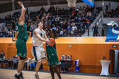 Basketball, Win2Day Superliga 2022/23, Grunddurchgang 17.Runde, Vienna Timberwolves, Kapfenberg Bulls, Jakob Lohr (12)