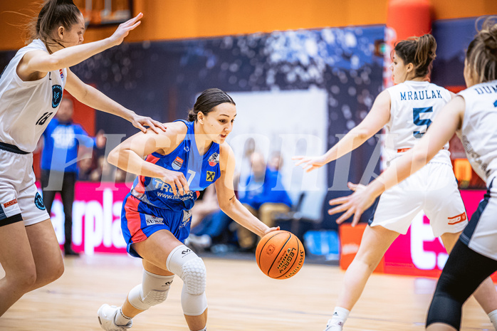 Basketball, Win2Day Basketball Damen Superliga 2022/23, Grunddurchgang 11.Runde, Vienna Timberwolves, UBSC-DBBC Graz, Elisabeth Dudau (7)