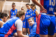 Basketball, Win2Day Basketball Damen Superliga 2022/23, Grunddurchgang 11.Runde, Vienna Timberwolves, UBSC-DBBC Graz, Edvin Brkic (Headcoach)