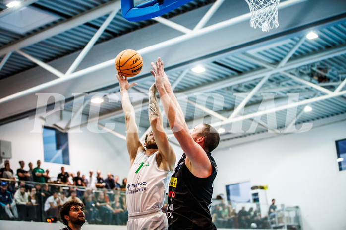 Basketball, Basketball Zweite Liga 2023/24, Grunddurchgang 4.Runde, Deutsch Wagram Alligators, Mattersburg Rocks, Vitalii Shorstkiy (7)