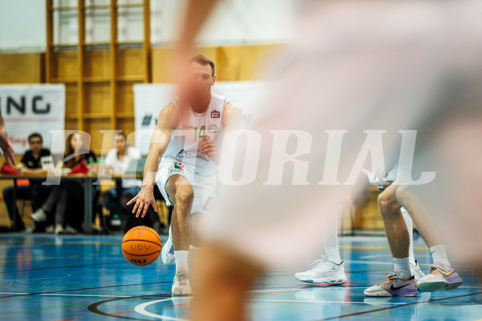 Basketball, Basketball Zweite Liga 2023/24, Grunddurchgang 4.Runde, Deutsch Wagram Alligators, Mattersburg Rocks, Branislav Balvan (14)