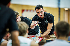 Basketball, Basketball Zweite Liga 2023/24, Grunddurchgang 4.Runde, Deutsch Wagram Alligators, Mattersburg Rocks, Lukas Hofer (Head Coach)