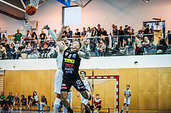 Basketball, Basketball Zweite Liga 2023/24, Grunddurchgang 4.Runde, Deutsch Wagram Alligators, Mattersburg Rocks, Marko Kolaric (30), Petar Zivkovic (8)