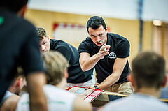 Basketball, Basketball Zweite Liga 2023/24, Grunddurchgang 4.Runde, Deutsch Wagram Alligators, Mattersburg Rocks, Lukas Hofer (Head Coach)