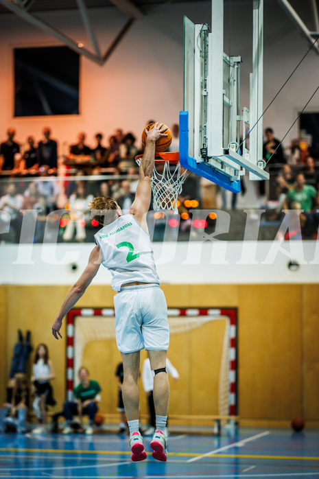 Basketball, Basketball Zweite Liga 2023/24, Grunddurchgang 4.Runde, Deutsch Wagram Alligators, Mattersburg Rocks, Luis Göd (2)