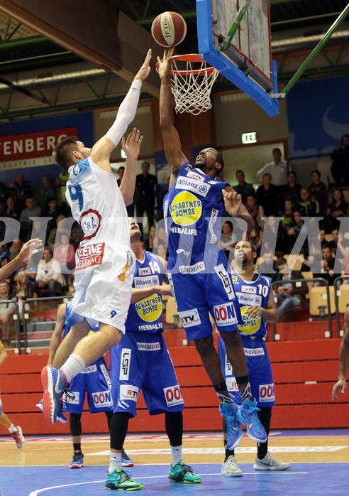 Basketball ABL 2015/16 Grunddurchgang 1.Runde  Kapfenberg Bulls vs Gmunden Swans