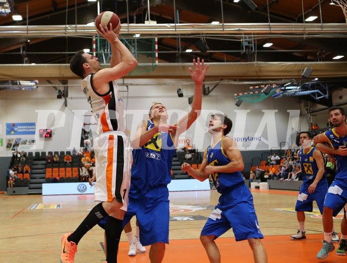 Basketball ABL 2015/16 Grunddurchgang 4.Runde BK Dukes Klosterneuburg vs. UBSC Graz


