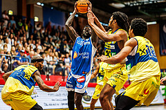 Basketball, win2day Basketball Superliga 2023/24, Finale Spiel 3, UBSC Graz, Oberwart Gunners, Munis Tutu (10)