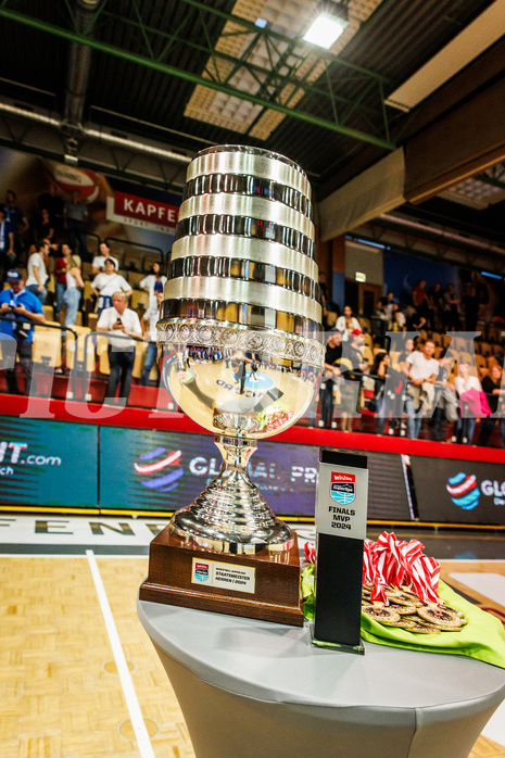 Basketball, win2day Basketball Superliga 2023/24, Finale Spiel 3, UBSC Graz, Oberwart Gunners, Celebrations