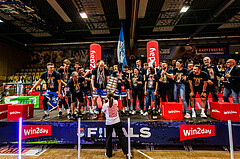 Basketball, win2day Basketball Superliga 2023/24, Finale Spiel 3, UBSC Graz, Oberwart Gunners, Meister 2023/24 Unger Steel Gunners Oberwart
