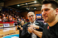 Basketball, win2day Basketball Superliga 2023/24, Finale Spiel 3, UBSC Graz, Oberwart Gunners, Celebrations
