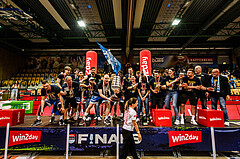 Basketball, win2day Basketball Superliga 2023/24, Finale Spiel 3, UBSC Graz, Oberwart Gunners, Meister 2023/24 Unger Steel Gunners Oberwart