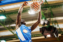 Basketball, win2day Basketball Superliga 2023/24, Finale Spiel 3, UBSC Graz, Oberwart Gunners, Shaquille Rombley (5)