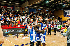 Basketball, win2day Basketball Superliga 2023/24, Finale Spiel 3, UBSC Graz, Oberwart Gunners, Celebrations