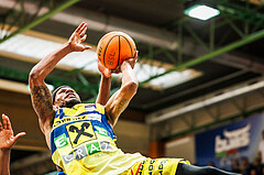 Basketball, win2day Basketball Superliga 2023/24, Finale Spiel 3, UBSC Graz, Oberwart Gunners, Jeremy Smith (4)