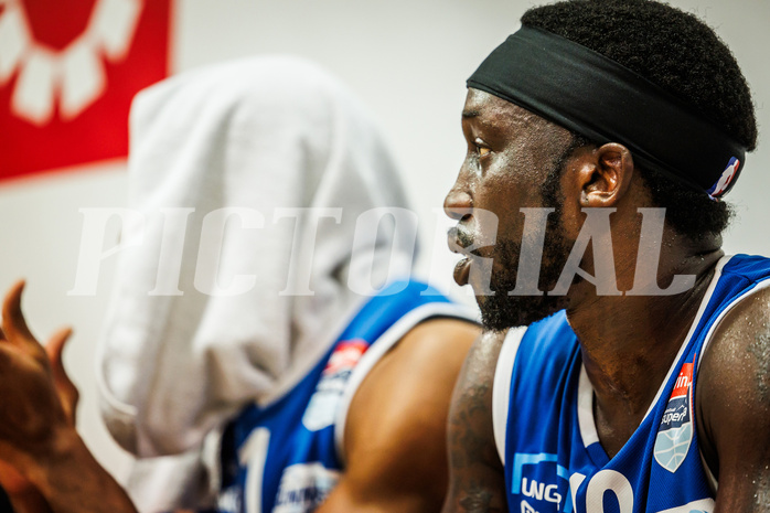 Basketball, win2day Basketball Superliga 2023/24, Finale Spiel 3, UBSC Graz, Oberwart Gunners, Munis Tutu (10)