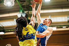 Basketball, win2day Basketball Superliga 2023/24, Finale Spiel 3, UBSC Graz, Oberwart Gunners, Edi Patekar (9)