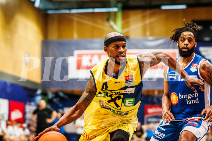 Basketball, win2day Basketball Superliga 2023/24, Finale Spiel 3, UBSC Graz, Oberwart Gunners, Jeremy Smith (4)