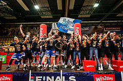 Basketball, win2day Basketball Superliga 2023/24, Finale Spiel 3, UBSC Graz, Oberwart Gunners, Meister 2023/24 Unger Steel Gunners Oberwart