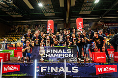 Basketball, win2day Basketball Superliga 2023/24, Finale Spiel 3, UBSC Graz, Oberwart Gunners, Meister 2023/24 Unger Steel Gunners Oberwart