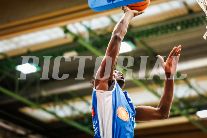 Basketball, win2day Basketball Superliga 2023/24, Finale Spiel 3, UBSC Graz, Oberwart Gunners, Shaquille Rombley (5)