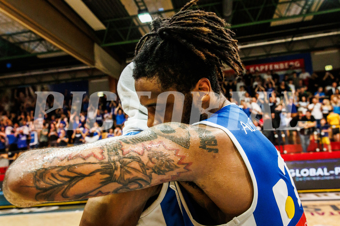 Basketball, win2day Basketball Superliga 2023/24, Finale Spiel 3, UBSC Graz, Oberwart Gunners, Celebrations