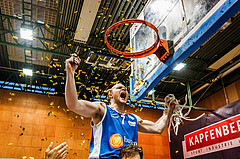 Basketball, win2day Basketball Superliga 2023/24, Finale Spiel 3, UBSC Graz, Oberwart Gunners, Celebrations