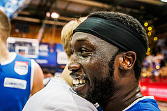 Basketball, win2day Basketball Superliga 2023/24, Finale Spiel 3, UBSC Graz, Oberwart Gunners, Celebrations
