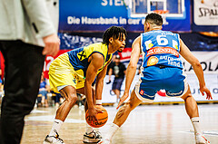 Basketball, win2day Basketball Superliga 2023/24, Finale Spiel 3, UBSC Graz, Oberwart Gunners, Zachery Deshon Cooks (3)