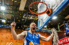 Basketball, win2day Basketball Superliga 2023/24, Finale Spiel 3, UBSC Graz, Oberwart Gunners, Celebrations