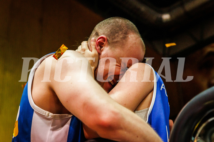 Basketball, win2day Basketball Superliga 2023/24, Finale Spiel 3, UBSC Graz, Oberwart Gunners, Celebrations