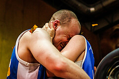 Basketball, win2day Basketball Superliga 2023/24, Finale Spiel 3, UBSC Graz, Oberwart Gunners, Celebrations