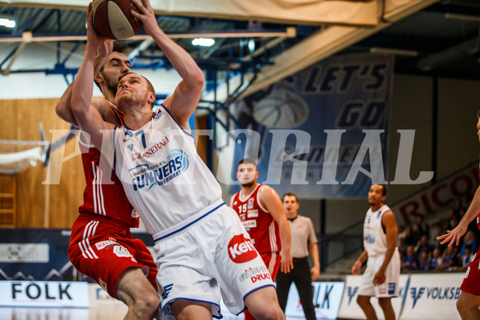 Basketball, Admiral Basketball Superliga 2019/20, Grunddurchgang 14.Runde, Oberwart Gunners, BC Vienna, Sebastian Käferle (7)