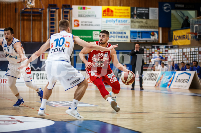Basketball, Admiral Basketball Superliga 2019/20, Grunddurchgang 14.Runde, Oberwart Gunners, BC Vienna, Luka Gvozden (15)