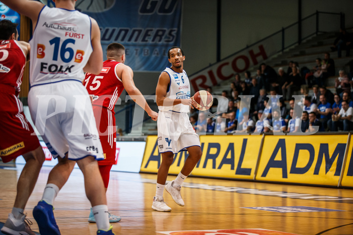 Basketball, Admiral Basketball Superliga 2019/20, Grunddurchgang 14.Runde, Oberwart Gunners, BC Vienna, Lawrence Alexander (6)