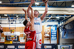 Basketball, Admiral Basketball Superliga 2019/20, Grunddurchgang 14.Runde, Oberwart Gunners, BC Vienna, Maximilian Schuecker (14)