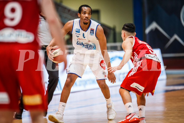 Basketball, Admiral Basketball Superliga 2019/20, Grunddurchgang 14.Runde, Oberwart Gunners, BC Vienna, Lawrence Alexander (6)