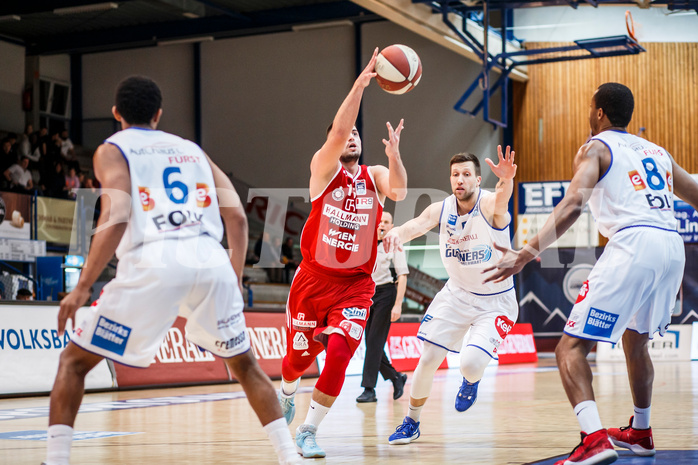 Basketball, Admiral Basketball Superliga 2019/20, Grunddurchgang 14.Runde, Oberwart Gunners, BC Vienna, Luka Gvozden (15)