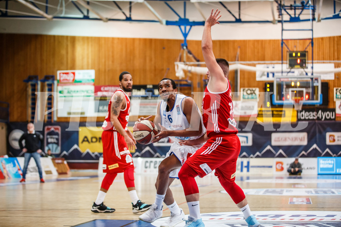 Basketball, Admiral Basketball Superliga 2019/20, Grunddurchgang 14.Runde, Oberwart Gunners, BC Vienna, Lawrence Alexander (6)