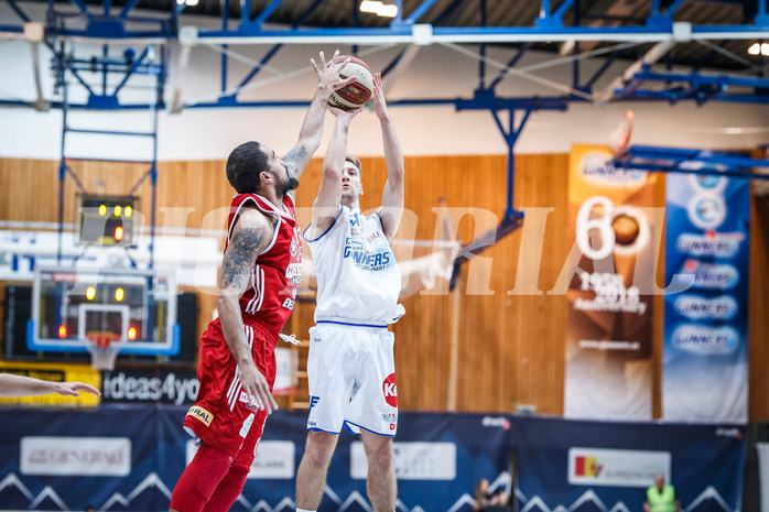 Basketball, Admiral Basketball Superliga 2019/20, Grunddurchgang 14.Runde, Oberwart Gunners, BC Vienna, Georg Wolf (10)