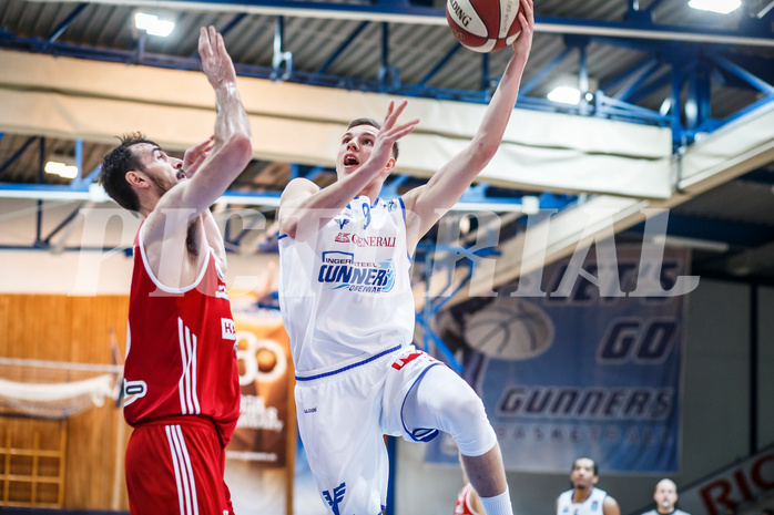 Basketball, Admiral Basketball Superliga 2019/20, Grunddurchgang 14.Runde, Oberwart Gunners, BC Vienna, Edi Patekar (9)