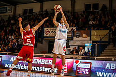 Basketball, Admiral Basketball Superliga 2019/20, Grunddurchgang 14.Runde, Oberwart Gunners, BC Vienna, Georg Wolf (10)