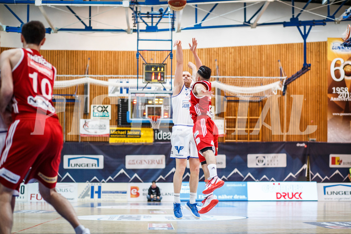 Basketball, Admiral Basketball Superliga 2019/20, Grunddurchgang 14.Runde, Oberwart Gunners, BC Vienna, Sebastian Käferle (7)