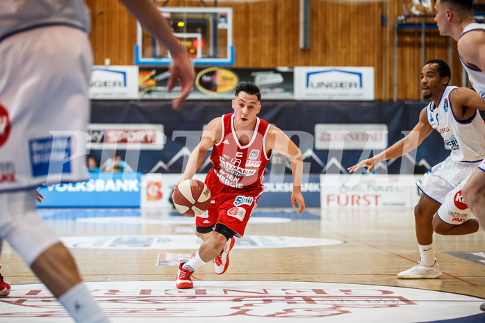 Basketball, Admiral Basketball Superliga 2019/20, Grunddurchgang 14.Runde, Oberwart Gunners, BC Vienna, Mustafa Hassan Zadeh (5)