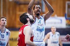 Basketball, Admiral Basketball Superliga 2019/20, Grunddurchgang 14.Runde, Oberwart Gunners, BC Vienna, Orion Outerbridge (8)
